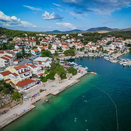 Rooftop View To Krapanj Brodarica (Sibenik-Knin)