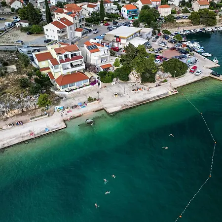 Rooftop View To Krapanj Brodarica (Sibenik-Knin)